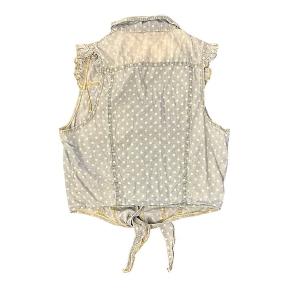 Papaya Polka Dot Ruffle sleeve Top | SIZE S - Picture 2 of 5